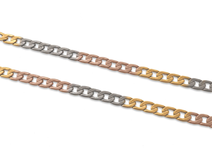 3 Tone Plated | Fashion chains